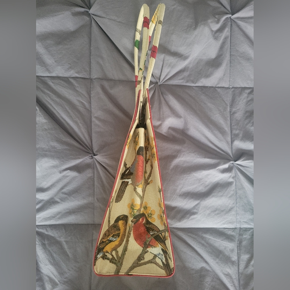 Vintage Margaret Smith bird & flower Purse - Picture 5 of 8